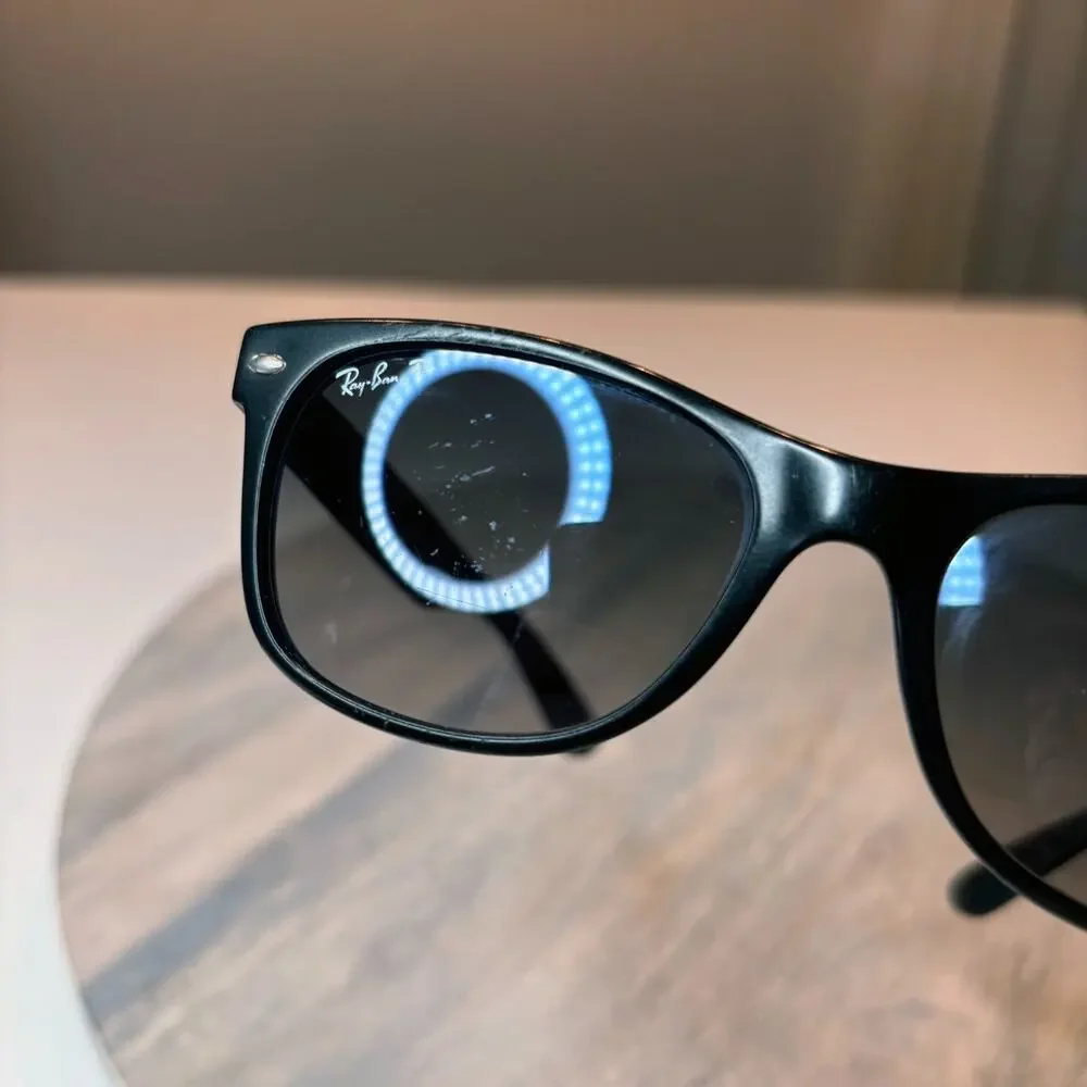 Ray-Ban RB2132 New Wayfarer Polarized Sunglasses Black 601/S-78 55 / 18 3P